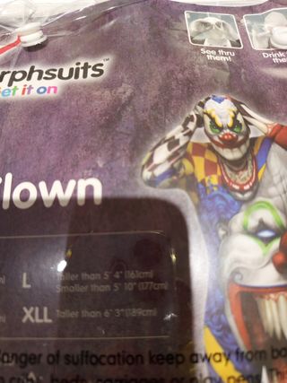 Disfraz Morphsuit Payaso