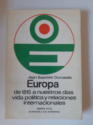 Europa de 1815 a nuestros días, vida política