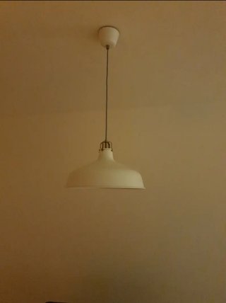 Lámpara techo blanca