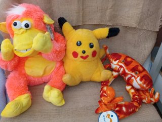 Peluches nuevos.