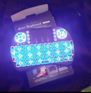 Teclado-mouse inalambrico retroiluminado