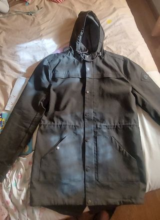 Parka marrón- verde