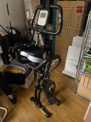 Bicicleta estatica con asiento