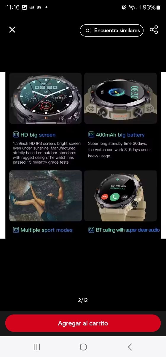 Reloj inteligente k56 pro