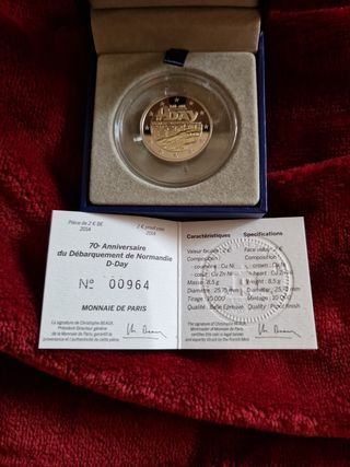 2 EURO PROOF FRANCIA 2014