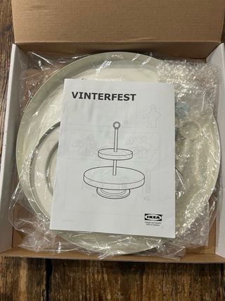 Fuente frutero IKEA 3 pisos Vinterfest nueva