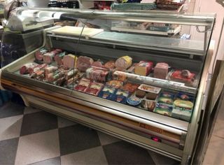 Mostrador vitrina expositora refigerador 2 metros