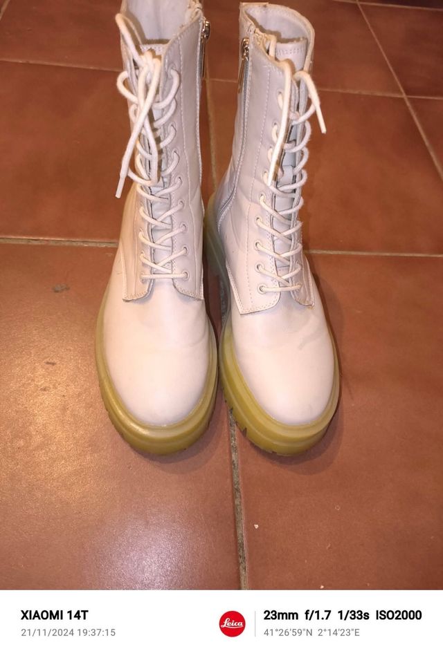 Botas blancas