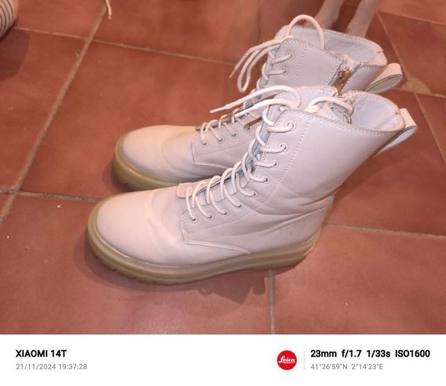 Botas blancas