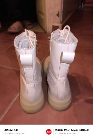 Botas blancas