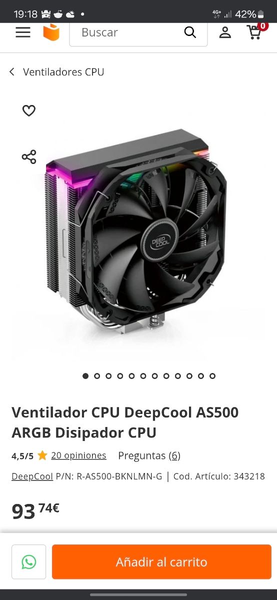 DeepCool AS500 ARGB