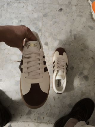 Adidas Zapatillas unisex VL Court 2.0 crema