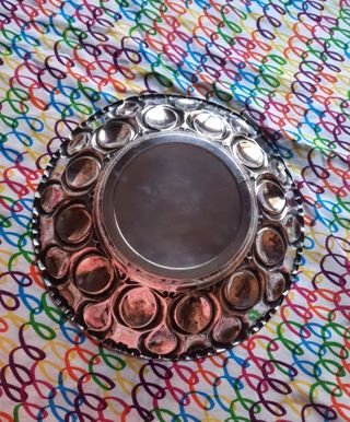 Bandeja vintage plateada CORTASA