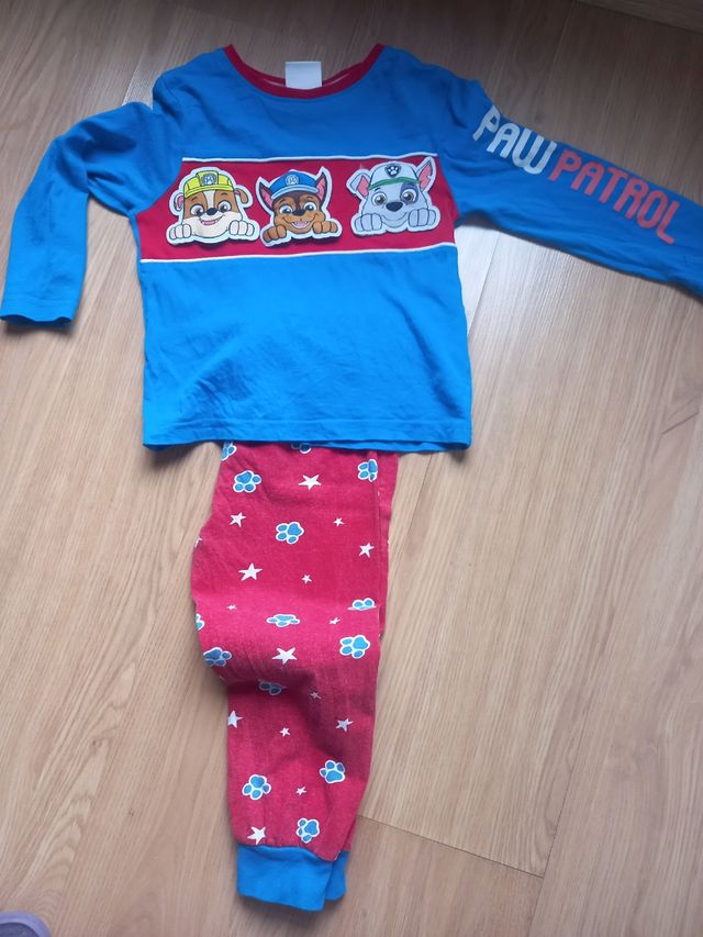 Pijama patrulla canina talla 3 - 4 años