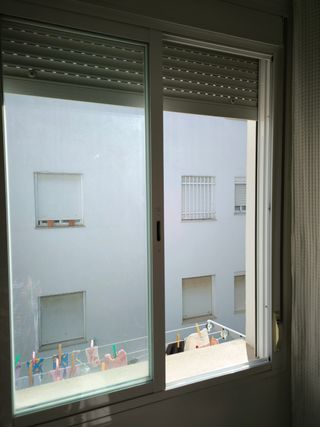 Reja aluminio extraible ventana seguridad