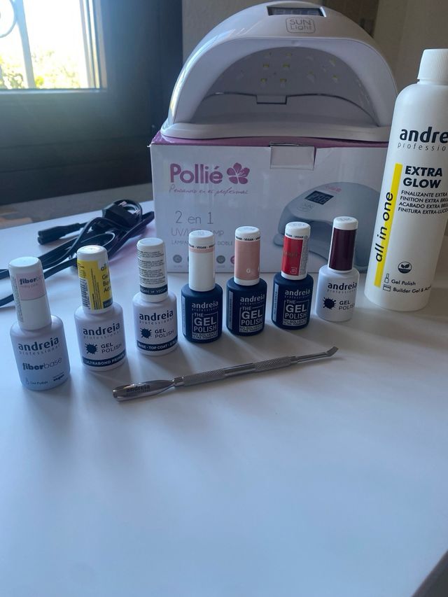 Set per unghie professionale con lampada a LED