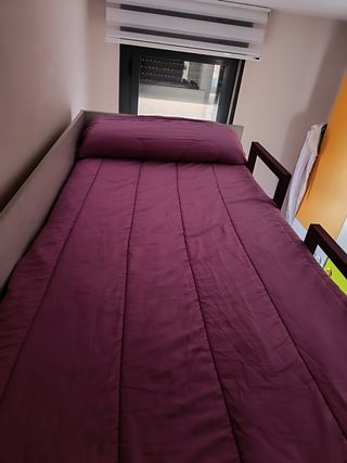 Cama Juvenil Alta con Escalera