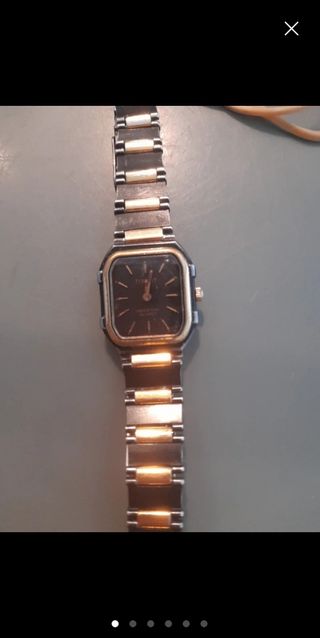 Reloj mujer tissot oro y negro 