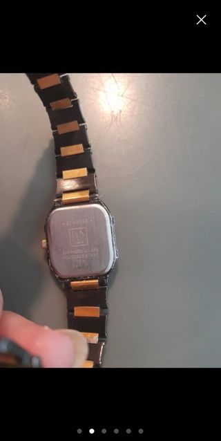 Reloj mujer tissot oro y negro 
