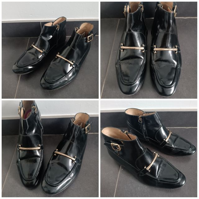 Botines piel de Massimo Dutti