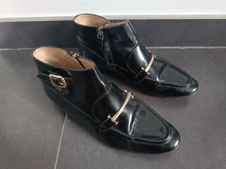 Botines piel de Massimo Dutti