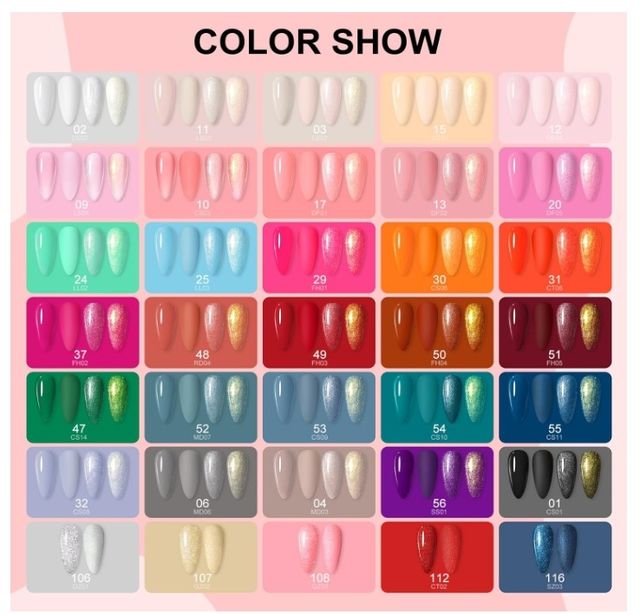 NUEVO 35 esmaltes, lámpara LED...