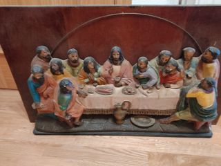 Cuadro retablo la última cena de Cristo