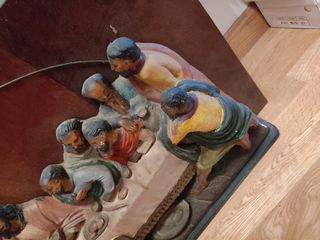 Cuadro retablo la última cena de Cristo