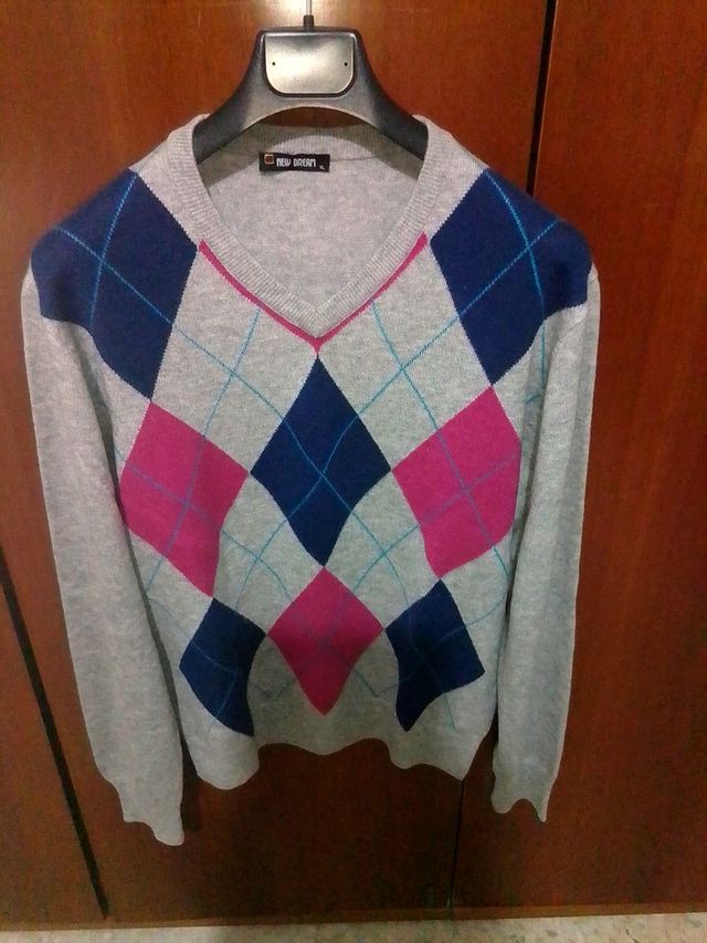 Maglione a rombi
