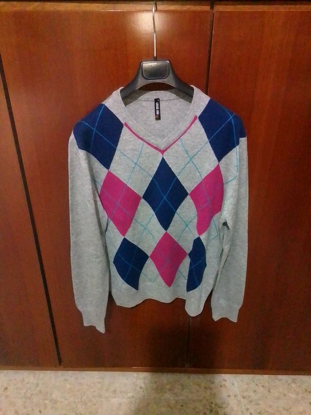 Maglione a rombi