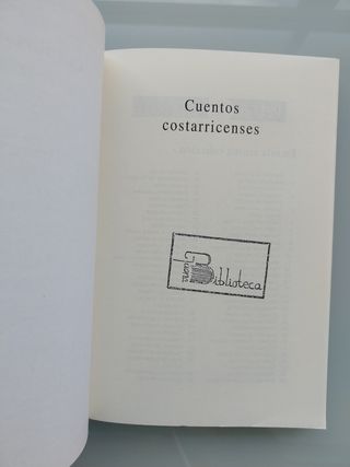 Cuentos costarricenses