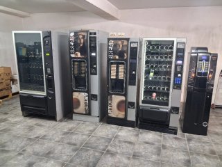 Máquinas vending expendedoras Necta, saeco, Rhea..