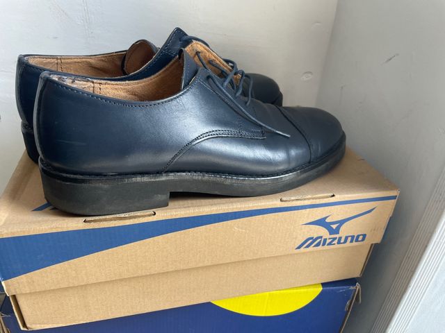 Scarpe uomo in pelle blu