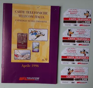 Tessere telefoniche Pippo olimpionico