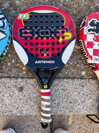 Palas de padel y macutos