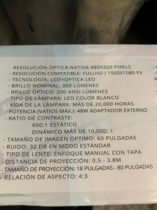 Mini Proyector led Soundd