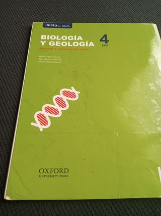 Inicia Biología y Geología 4.º ESO. Libro del alumno. Volumen 2