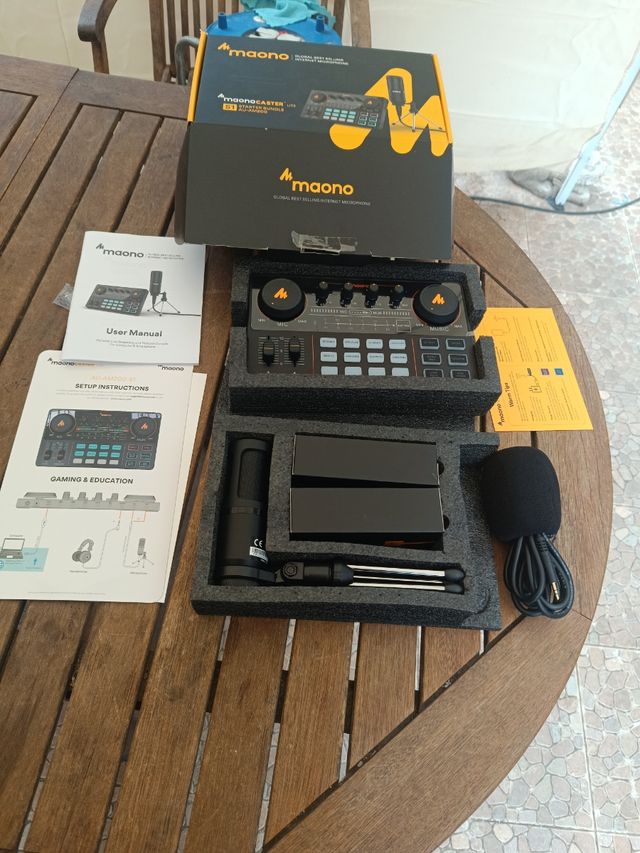 Maonocaster lite mezclador sonido micrófono