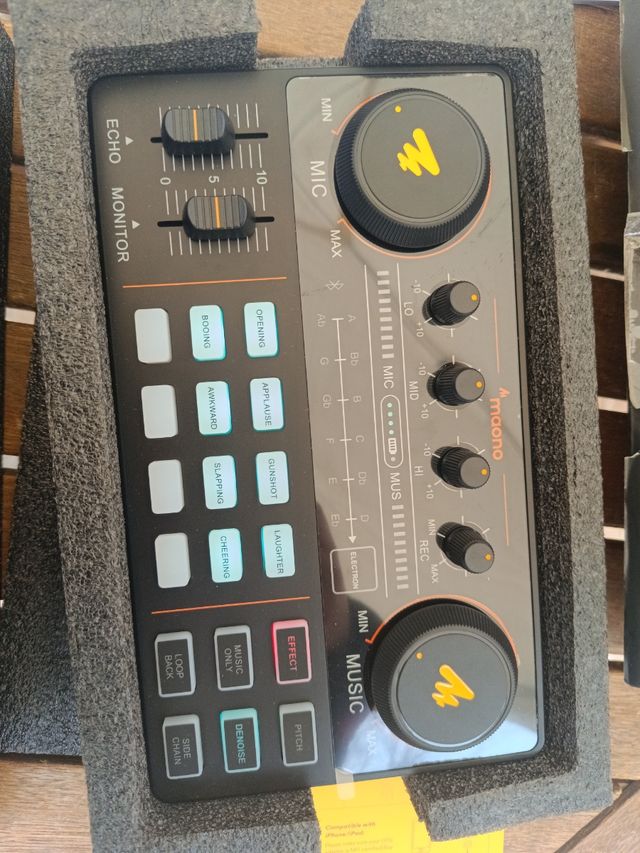Maonocaster lite mezclador sonido micrófono