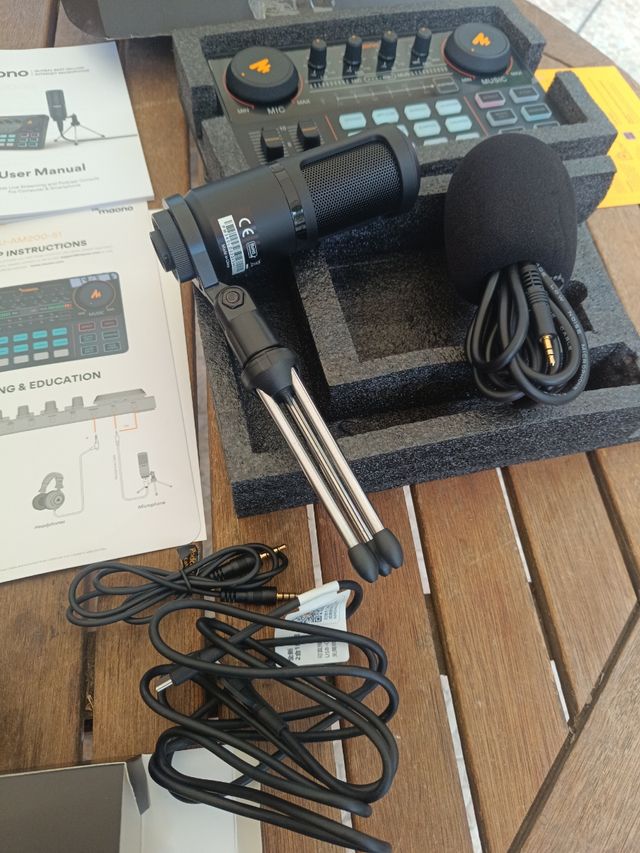Maonocaster lite mezclador sonido micrófono