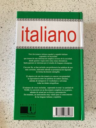 Dº Italiano ITAESP / ESPITA DICCIONARIOS Span