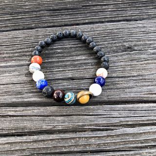 Bracciale perle universo solare