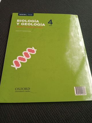 Biología y Geología 4.º ESO. Libro del alum