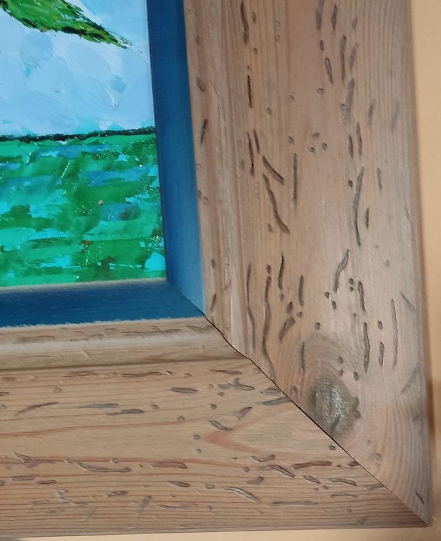 Cuadro al oleo jarrón lirios Van Gogh