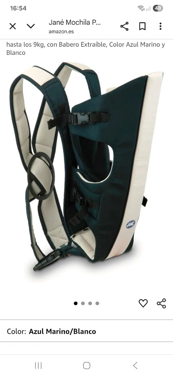 Mochila portabebes jane