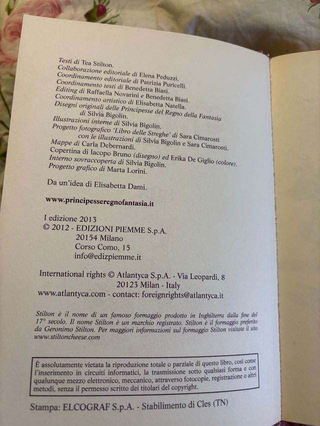 Tea stilton strega delle tempeste