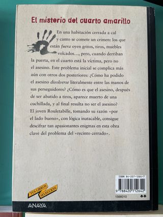 LIBROS DE MISTERIO PARA PÚBLICO JUVENIL