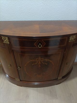 espejo , cuadro y consola