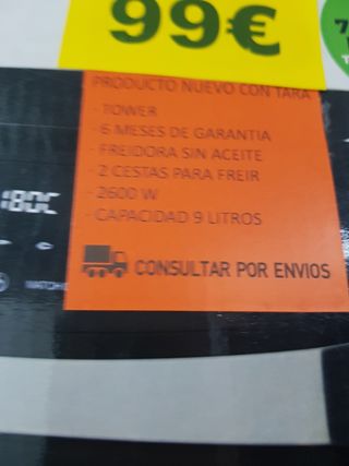 Freidora de aire tower