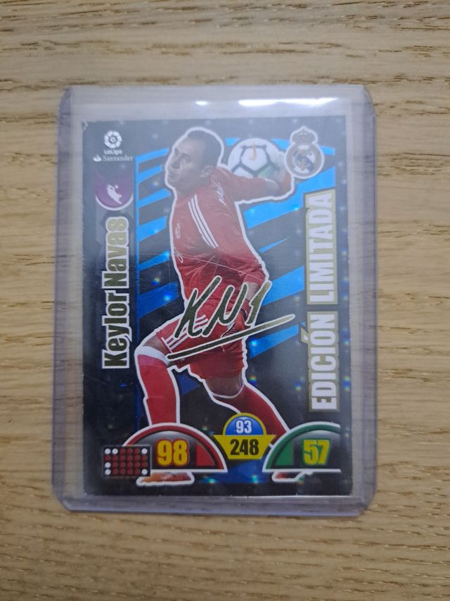 Adrenalyn 2017-18 firmada Keylor Navas